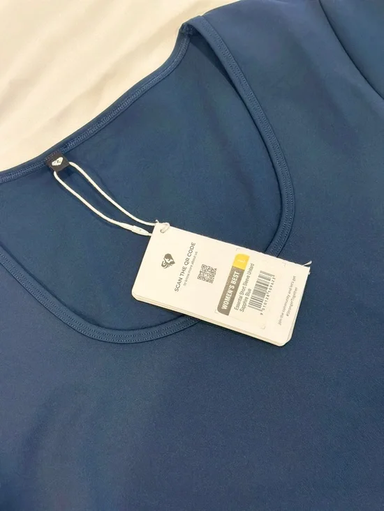 Women’s Best Navy Blue Short Sleeve Unitard - Picture 5 of 6